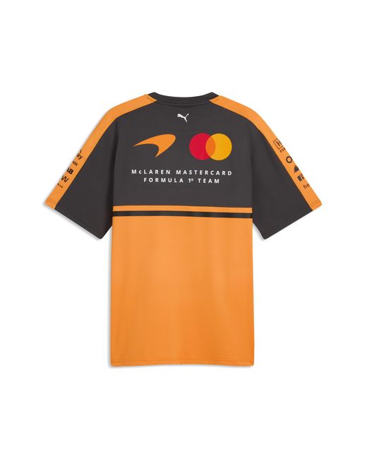 PUMA Orange Mclaren Mastercard F1 Team Replica T-Shirt for men