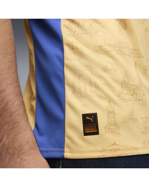 PUMA Yellow Olympique De Marseille Special Edition Jersey for men