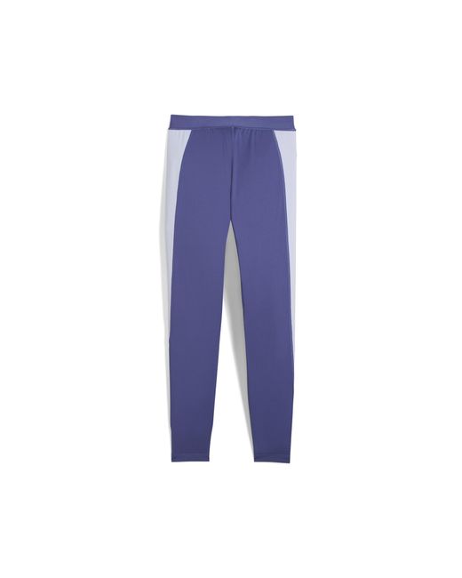 PUMA Blue Strong High-Waisted 7/8 Color Block Tights
