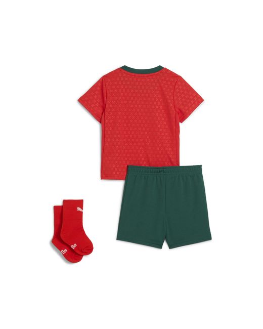 PUMA Red Portugal 2025 Heimtrikot Minikit Babys