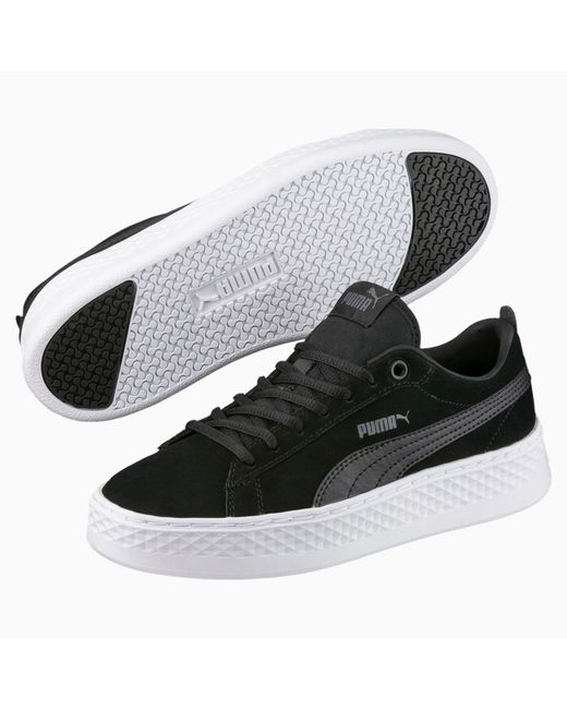 puma smash platform suede