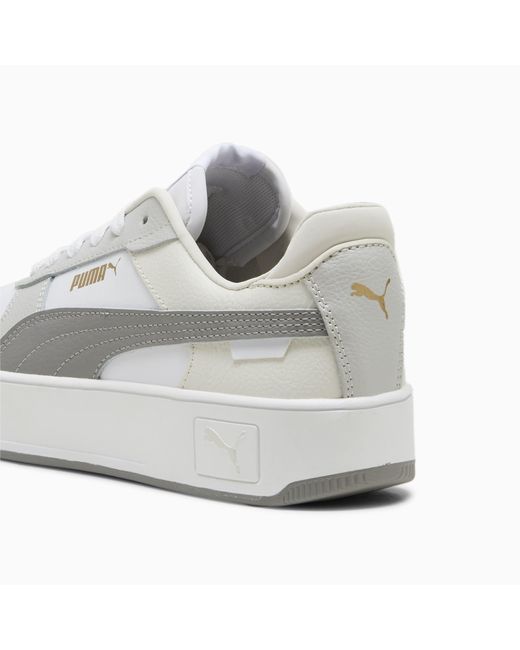 PUMA White Carina Street Sneakers