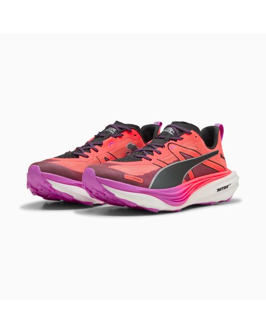 PUMA Red Seasons Deviate Nitroâ Elite Trail Running Shoes for men