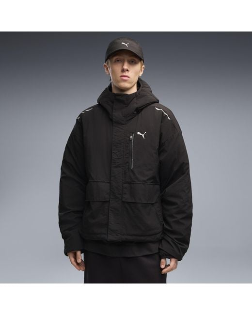 PUMA Black Tech Primaloft Padded Jacket for men