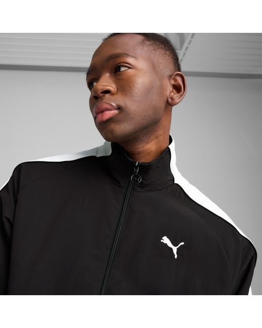 PUMA T7 Oversized Trainingsjack Voor in het Black