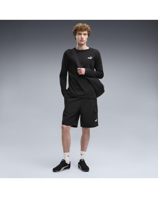 Bermudas básicas cargo tejidas PUMA de hombre de color Black