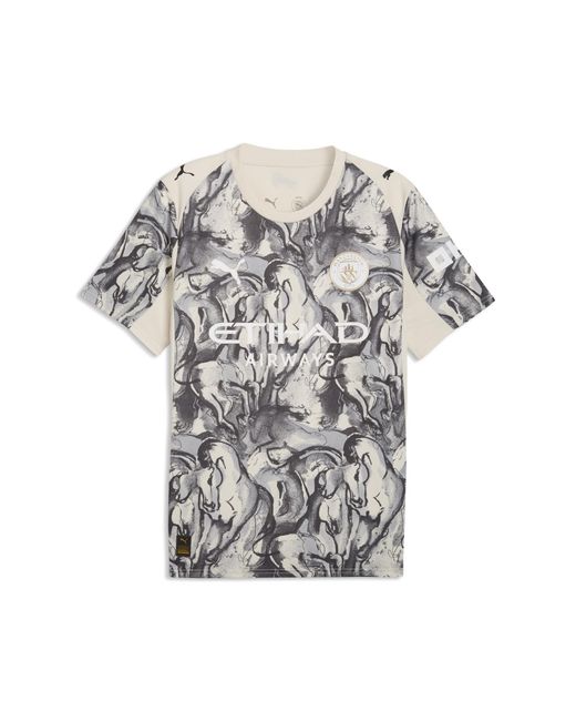 PUMA Gray Manchester City X Year Of The Horse Jersey for men