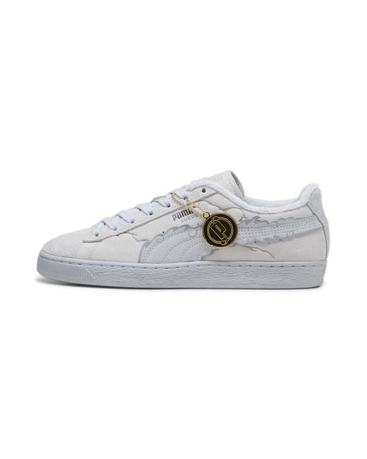 PUMA X One Piece Suede Straw Hat Luffy Sneakers in Gray | Lyst