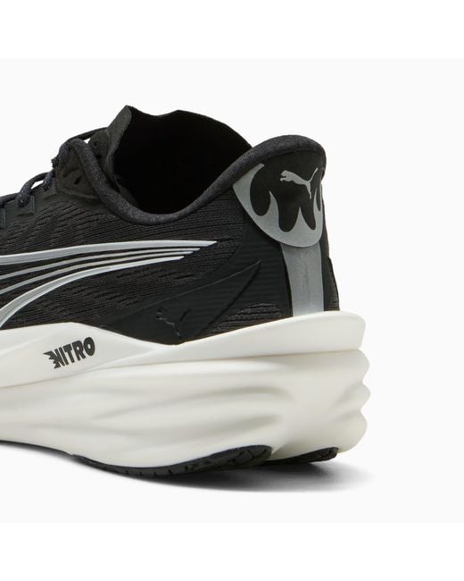 PUMA Black Deviate Nitroâ 4 Running Shoes for men