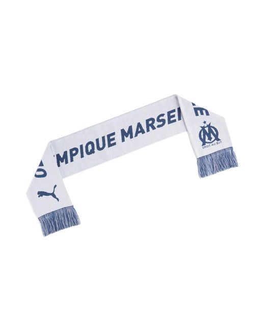 Sciarpa Ftblessentials Olympique De Marseille Da Uomo Per Donna, Bianco/Blu/Altro di PUMA in Blue