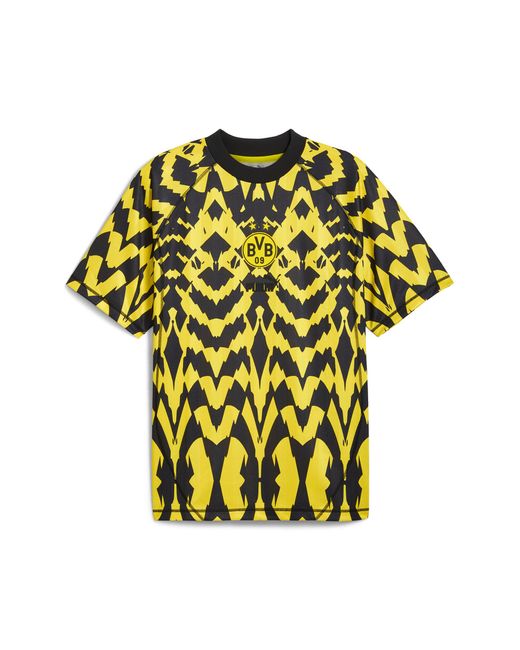 PUMA Borussia Dortmund ftblSTATEMENT Retro Trikot in Yellow für Herren