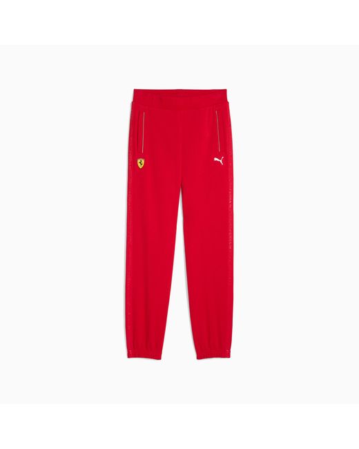 PUMA Red Scuderia Ferrari Hp Race Sweatpants for men