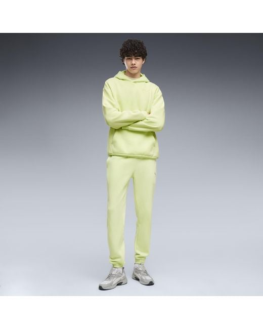 PUMA Green Elevated Essentials Hoodie for men