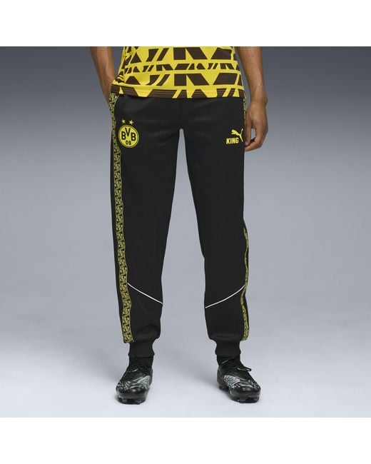 PUMA Black Bvb King Anthem Football Pants for men