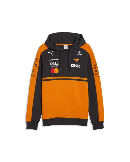 PUMA Orange Mclaren Mastercard F1 Team Replica Hoodie Shoes for men