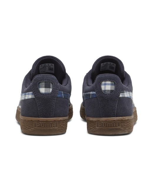 PUMA Blue Suede Patch Sneakers