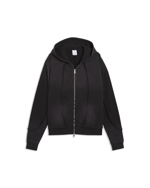PUMA Black Clrt 2G Full-Zip Hoodie for men