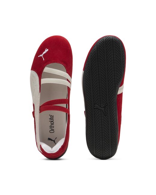 Bailarinas Speedcat Suede Para Mujer, Calzado, Rojo/Blanco/Negro PUMA de color Red