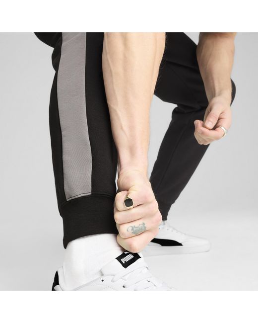 PUMA Black Essentials Block Sweatpants for men