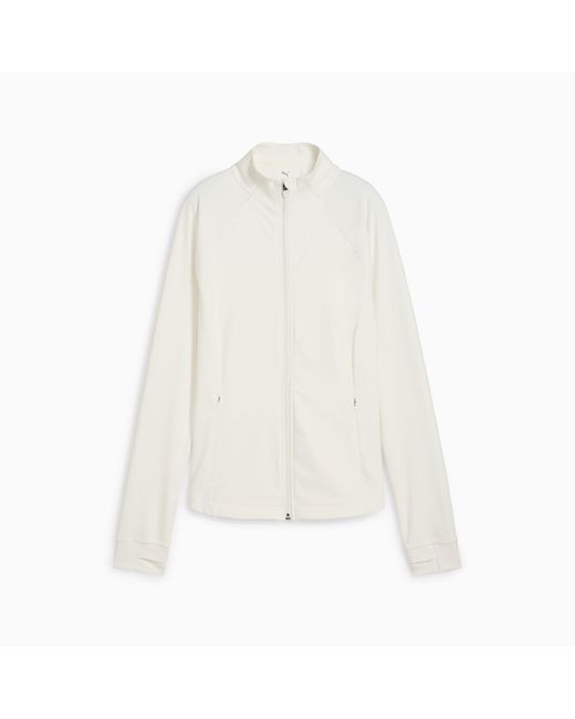 PUMA Cloudspun Tech Zip-Up Power Jack Voor in het White