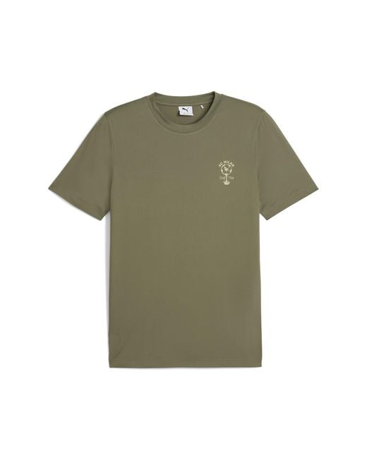T-Shirt Da Golf X Ac Milan Da Uomo di PUMA in Green da Uomo