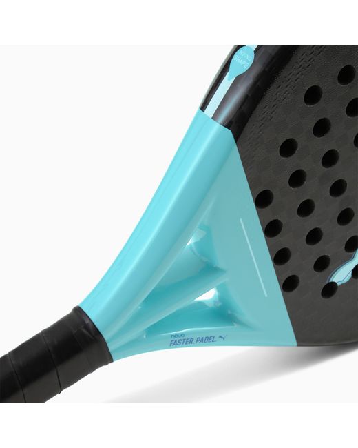 PUMA Nova Padel Elite Ctr Padelracket, Wit/Blauw/Zwart in het Black