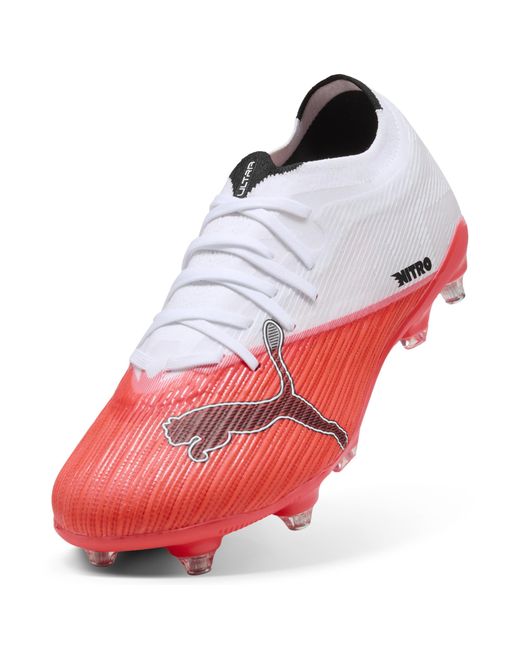 PUMA Red Ultra Nitro 7 Match Mxsg Football Boots