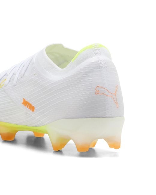 PUMA White Ultra Nitro 7 Match Fg Football Boots