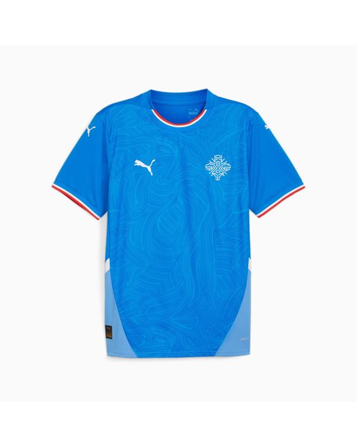 Camiseta de Fútbol de Islandia 2024 (Local) PUMA de hombre de color Blue