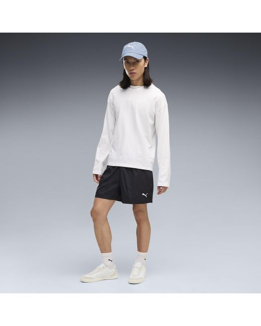 PUMA Blue Essentials Woven Shorts 5" for men
