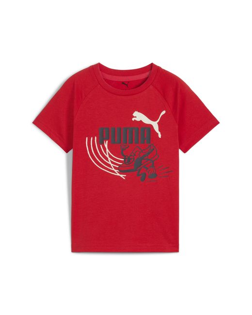 PUMA Red Little Runners Tee Kids, Age