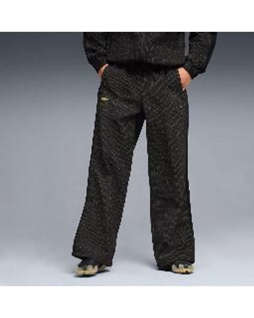 PUMA Black X Aston Martin Aramco F1 Team Lifestyle T7 Oversized Pants for men