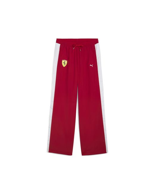 PUMA Red Scuderia Ferrari 2025 Drivers T7 Oversized Pants Shoes for men