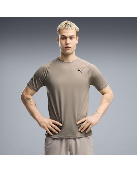 PUMA Gray Pwrmode Training T-Shirt for men