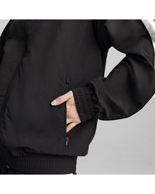 PUMA Black T7 Oversized Track Jacket