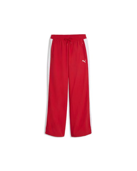 PUMA Red T7 Oversized Track Pants for men