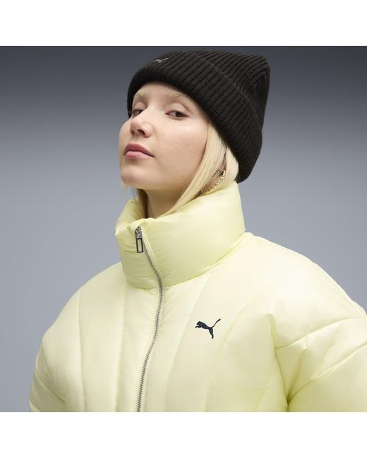 PUMA Metallic Dare To Pufferjacke Damen, Kleidung, Moon