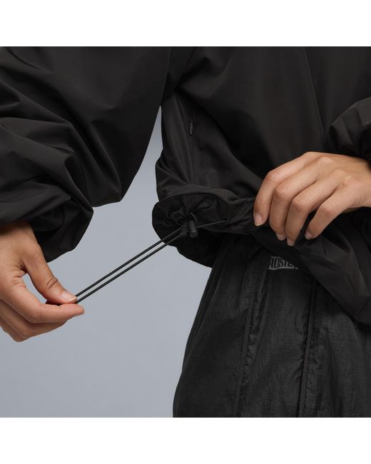 PUMA X Rosã Oversized Jack Met Halve Ritssluiting Voor Maat in het Black