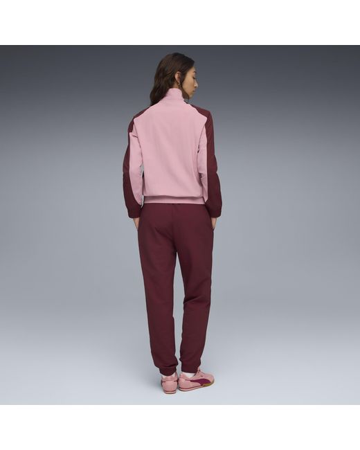 PUMA Red Trainingsanzug Aus Webware Damen, Kleidung