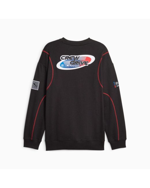 PUMA Black Bmw M Motorsport Garage Crew Sweatshirt for men