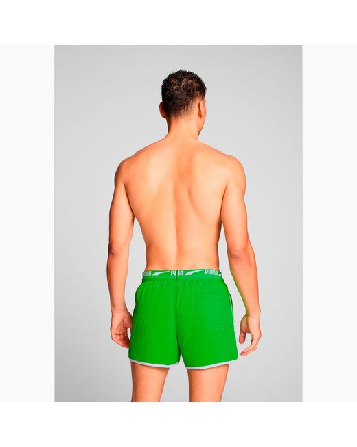 Shorts de Natación PUMA de hombre de color Green