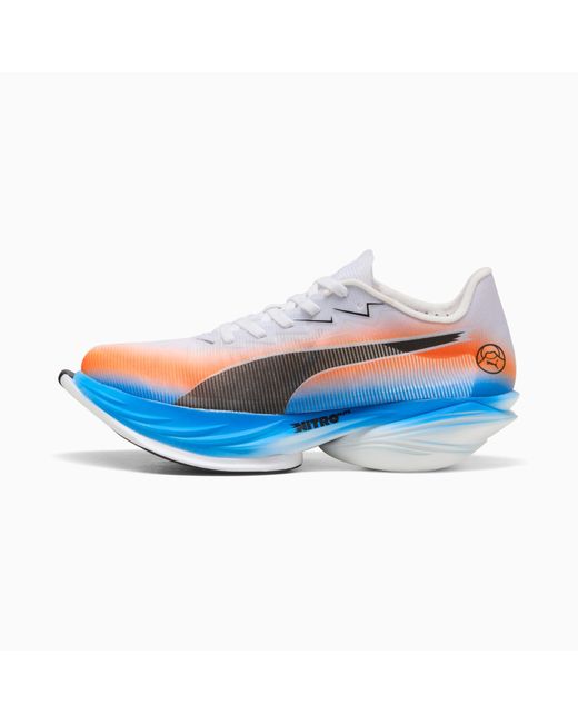PUMA Blue Fast-R Nitroâ Elite 3 Ekiden Road Running Shoes
