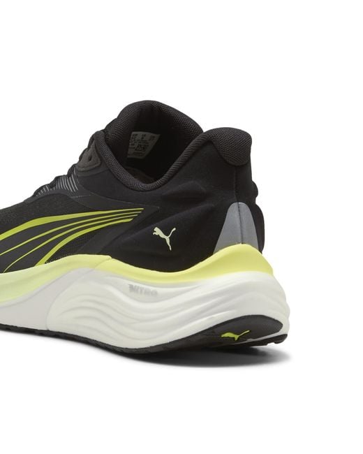 PUMA Electrify Nitroâ 4 Hardloopschoenen Voor Groen/Zwart, Maat in het Black voor heren