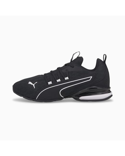 PUMA Lace Axelion Nxt Fresh Running Shoe Sneakers in Black,White (Black ...