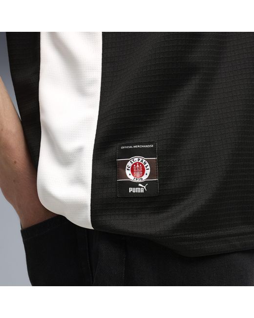 PUMA Black Fc St. Pauli Retro Football Jersey for men