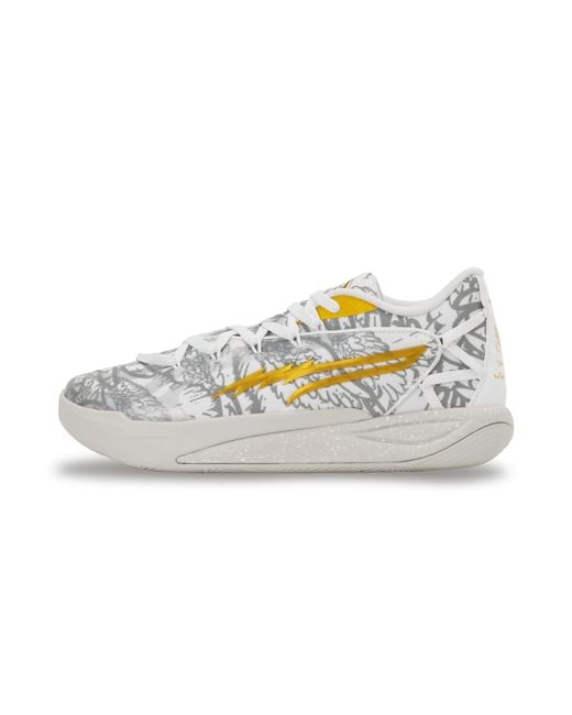 Scarpe Da Basket Stewie 4 Harry Potter Da Donna, Scarpe, Bianco/Verde Terrain di PUMA in Metallic