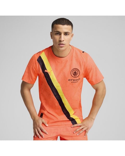 PUMA Kidsuper X Manchester City Authentic Shirt Voor Maat in het Orange voor heren