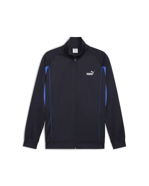 PUMA Blue Sport Poly Track Jacket for men