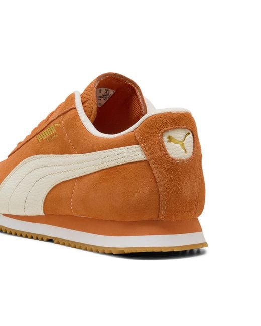 PUMA Brown Roma Suede Sneakers Schuhe