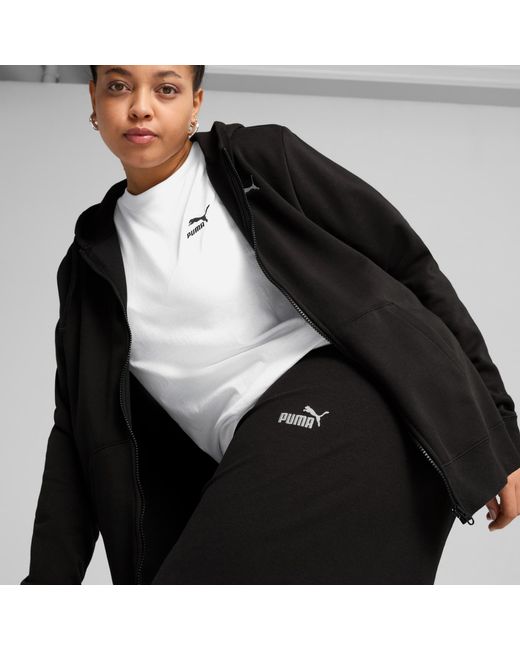 PUMA Ess Small No. 1 Logo Rechte Legging Met Hoge Taille Voor in het Black